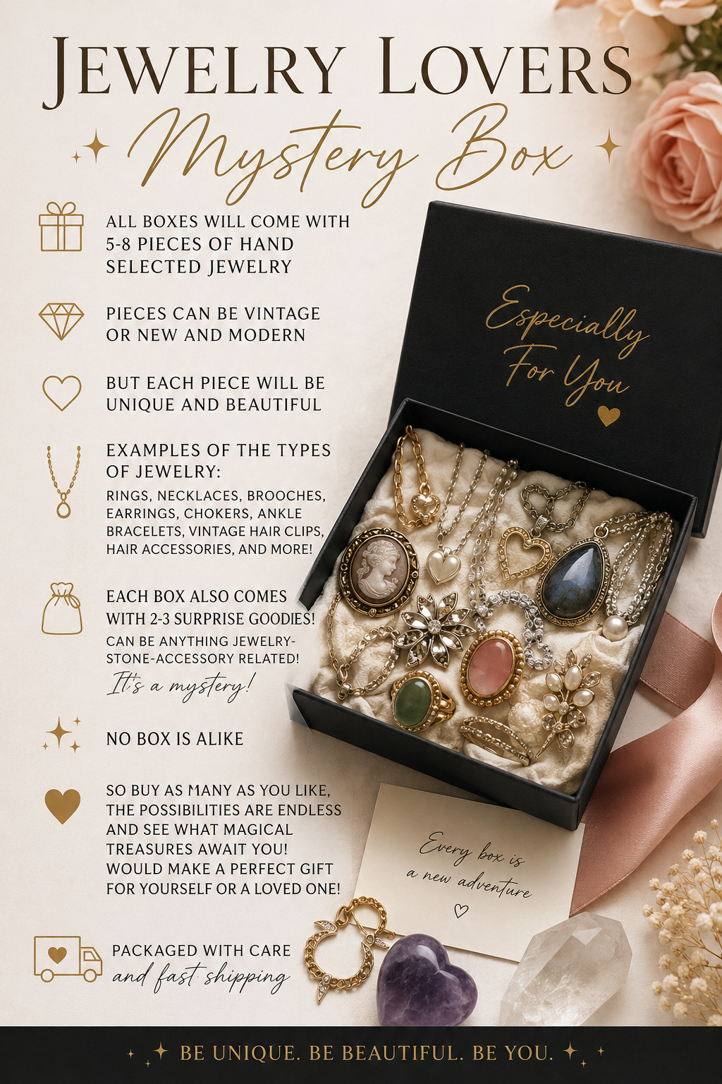 Mystery jewelry lovers box